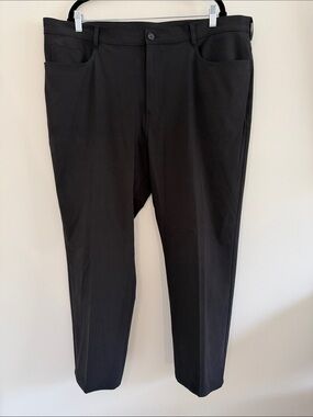 Callaway Men's Black Golf Trousers Dress Pants Athletic Business Casual 44"x30"